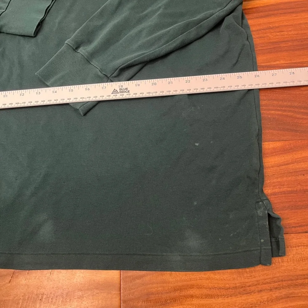 Polo Ralph Lauren Long Sleeve‎ Polo Mens XXL Green Classic Fit flesh Pony Logo